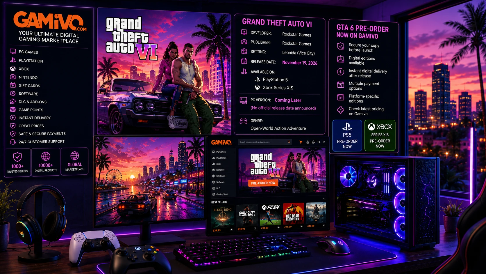 GTA 6 Pre-Orders on Gamivo: Why Gamers Are Watching This Marketplace Closely